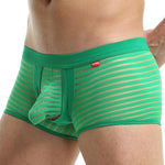 Men's Striped Breathable Support Underwear with Separate Pouch
