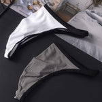 2 Pack Men's Low-Rise Eco-Friendly Lightweight Thong
