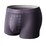 4 Pack Men's Mid-Rise Cotton Antibacterial Breathable Trunks