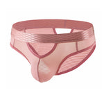 4 Pack Men's Sexy Striped Design Day-Long Comfort Soft-Touch Waistband Bikini