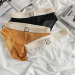 3 Pack Men's High-Stretch Mid-Rise Mesh Comfy & Breathable Briefs