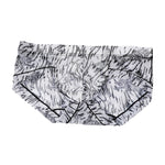 3 Pack Men's Ice-Silk Leopard Mesh Support Pouch Briefs