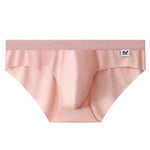 3 Pack Men's Ultra-Thin Breathable Ribbed Ice Silk Briefs