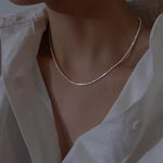 Starry Light Necklace Silver Set