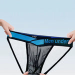 2 Pack Men's Ultra-Thin Semi-Transparent Sexy Sports Bikini