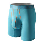 2 Pack Men's Solid Color Anti-Chafing Comfy Waistband Stretch Fit Midway Briefs