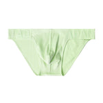 2 Pack Men's Low-Rise High-Cut Ribbed Cotton Bikini