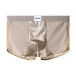 4 Pack Men's Ice Silk Mesh Trunks with Antibacterial Pouch and Cooling Comfort