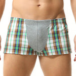 2 Pack Men's Cotton Mixed Tartan Lounge Shorts