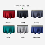 3 Pack Men's Solid Color Lightweight Comfortable Breathable Seamless Trunks