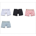 2 Pack Men's Trendy Breathable Ice Silk Boxer Briefs