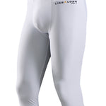 Men's Ice Silk Mesh Mid-Rise Quick-Dry for Sports & Casual Activewear Tights