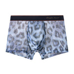 4 Pack Men's Leopard Print Cooling Touch Lightweight & Breathable Trunks