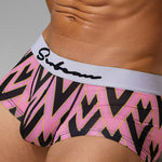 2 Pack Men's Fade-Resistant Printed Skin-Friendly Cooling Airflow Trunks