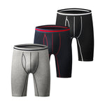 Men’s Soft Cotton Boxer Briefs With Open Fly