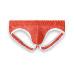 3 Pack Men's Breathable Mesh Ice Silk Sexy Stretch Fit Jockstrap