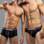 2 Pack Men's Athletic Mesh Trunks with Sculpted Pouch and Stretch Fit