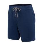 Men's Solid Quick-Dry Built-in Breathable Mesh Liner Travel-Friendly Sporty Board Shorts