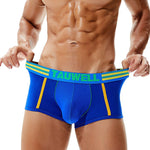 2 Pack Men's Low-Rise Cotton Breathable Trunks Suitable for Sports