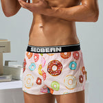 Men's Breathable Loose Fit Homewear Lounge Boxer