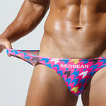 2 Pack Men's Printed Snug-Fit & Personalized Style Briefs