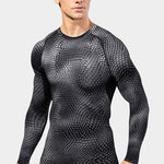 Men's Moisture-Wicking Lining No-Roll Waistband Full Coverage Activewear Tops & Tights