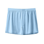 3 Pack Men's Solid Color Thin Breathable Odor-Control Seamless Boxer Briefs