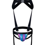 Men's Second-Skin Feel Adjustable Skin-Friendly Chafe-Free Design Shoulder Strap & Jockstrap