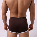 3 Pack Men's Ultra-Soft Cotton Seamless Solid Color Lightweight Trunks