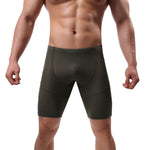 2 Pack Men's Tight Fit & Multi-Sport Mesh Breathable Activewear Tights
