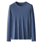 Men's Double-sided Modal Long-sleeved Solid Color T-shirt