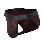 3 Pack Men's Low Rise High Cut Ice Silk Cooling Breathable Lightweight Quick Dry Briefs