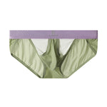 3 Pack Men's Ice Silk Breathable Mesh Low-Rise Classic Briefs