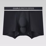 2 Pack Men's Ultra-Soft Modal Double Supportive Pouch Skin-Friendly Soft Trunks