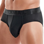 Men's Solid Color Mesh Breathable Sports Fitness Briefs