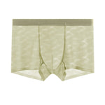 3 Pack Men's Lightweight & Airy Seamless Comfort Ice Silk Trunks