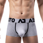2 Pack Men's Gun and Bullet Separation Large Pouch U-Convex 3D Cut Loose Trunks