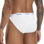 3 Pack Men's Sporty Comfy Waistband Briefs