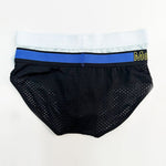 2 Pack Men's Mesh Loose Fit Sport Low-Rise Briefs