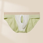 3 Pack Men's Breathable Antibacterial Separate-Pouch Briefs