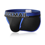 Men's Color Fabric Elastic Waistband Bikini