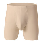 2 Pack Men's Anti-Chafing Mid-Rise Solid Color Boxer Briefs