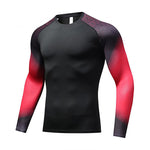 Mens Super Elastic Sport Gym Quick-drying Tops