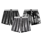 3 Pack Men's Seamless Comfort Anti-Chafing Smooth Luxury Boxer Briefs