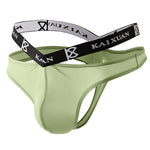 3 Pack Men's Sexy Ice Silk Mesh Breathable Erotic Thong & Strings