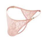 4-pack Men's Lace Side Buttoned Thongs