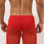 Men’s Sexy See Through Mesh Boxer Shorts