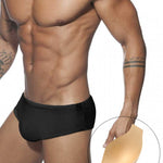 Men's Anti-Odor Sporty Cut Solid Color Swim Briefs