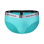 3 Pack Men's Soft Skin-Friendly Ice Silk Thin Low-Rise Briefs