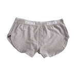 3 Pack Men's Mid-Rise & Breathable Striped Design Soft Boxers